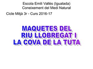 Treball Posterior 3r Escola Emili Vallès