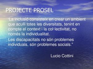 Projecte Prosel Montessori