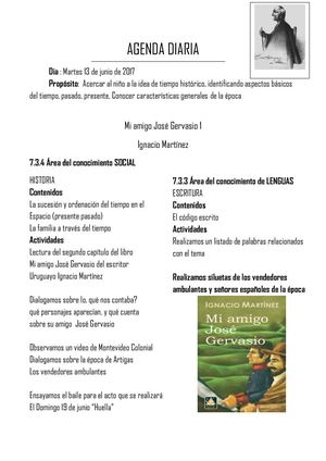 Agenda  Martes 13 Junio Mi Amigo Jose Gervasio1