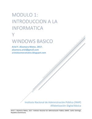 Manual Intro a Alfabetización Digital y Windows