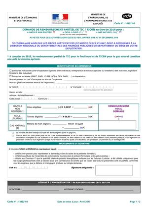 Formulaire Tipp 2016