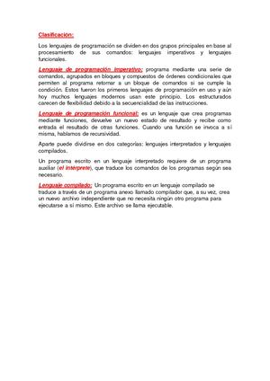 Lenguajes de Programación