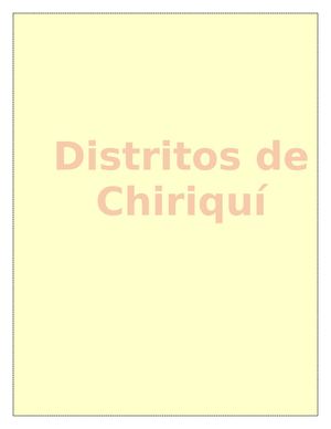 Distritos