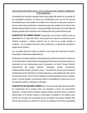 Fuentes Primarias Y Secundarias