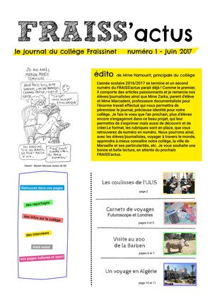 FRAISS'actus #1 - 06/2017