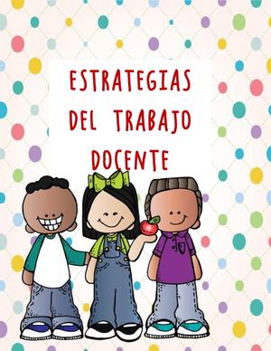 Estrategias del trabajo docente