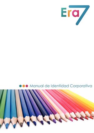 Manual Identidad Corporativa Era7
