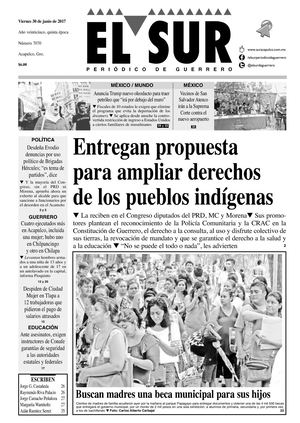 El Sur Viernes 30062017