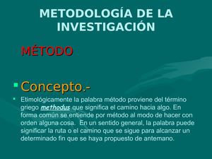 18174706 Metodologia De La Investigacion