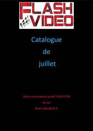 Catalogue Juillet