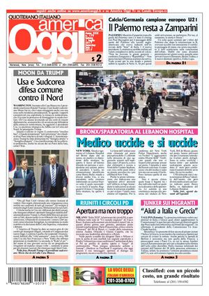 America Oggi 1 Luglio 2017