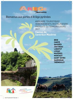GUIDE TOURISTIQUE 2017 - OTI SAVERDUN-MAZERES