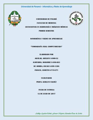 TOMOGRAFÍA AXIAL COMPUTARIZADA
