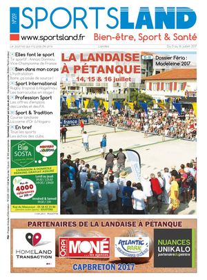 SPORTSLAND N°209 - 3 JUILLET 2017 MDM