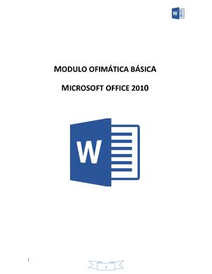Ofimatica Word 2010