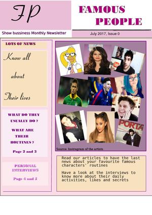 Magazine Famous People