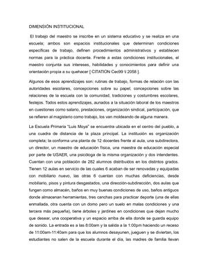 Diagnóstico Luis Moya