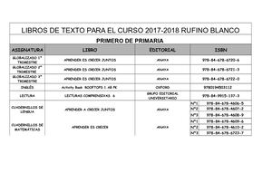 Libros De Texto Primaria 2017 2018