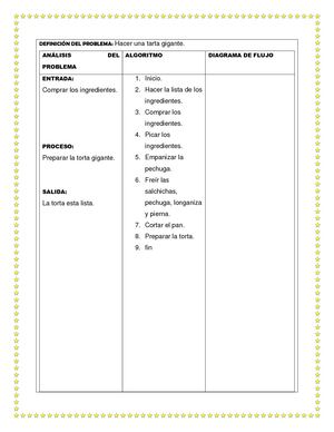 Algoritmo Y Diagrama De Flujo