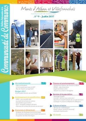 Bulletin Communauté de Communes des Monts d'Alban et du Villefranchois - Juillet 2017