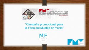 Campaña Promocional para la Feria del Mueble en Yecla 2017