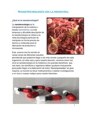 Nanotecnología En La Medicina