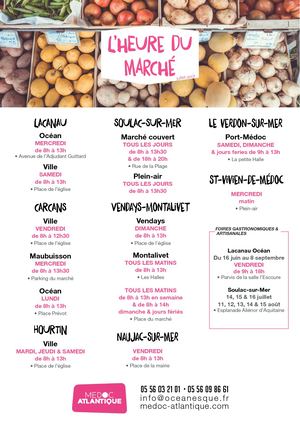 Flyer Marché Juillet Aout