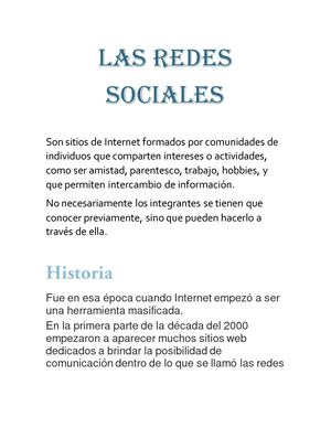 Las Redes Sociales