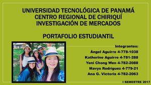 Portafolio Estudiantil Comercio Internacional