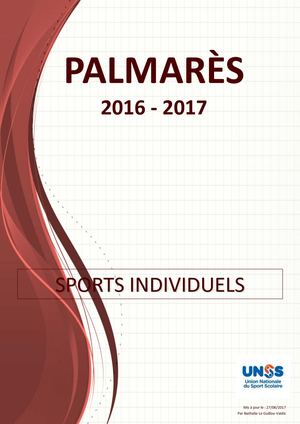 Palmares 2016 2017 Sp Ind Fin 27 06 2017