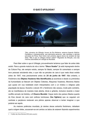 O Que é Ufologia