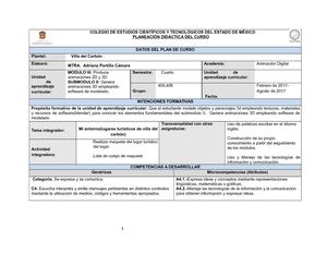 Plan Y Secuencia De Animacion 3d
