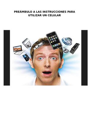 Preámbulo A Las Instrucciones Para Utilizar Un Celular