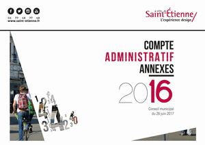 Compte Administratif 2016 Annexe - Ville Saint-Etienne