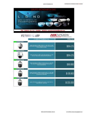 Lista Hikvision Hd Junio 2017