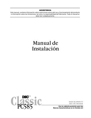 Manual Dsc Alarmas
