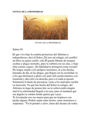 Novena De La Prosperidad