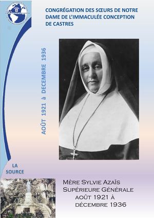 Mère Sylvie Azaïs 7ème Supérieure Générale de La Congrégation