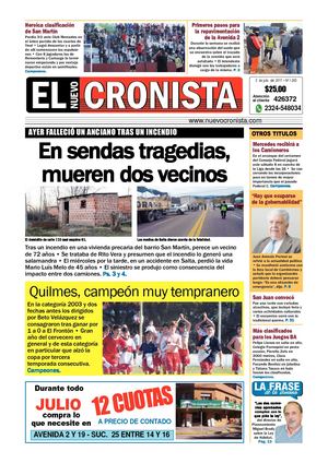 El Nuevo Cronista 03 07 2017