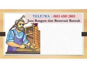 TELP : 0813 3219 0076 Jasa Bangun Rumah sidoarjo