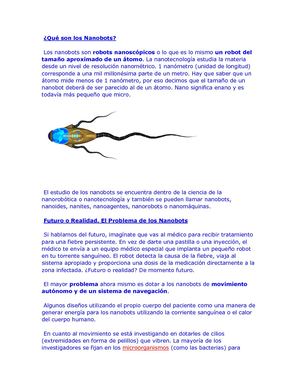Qué Son Los Nanobots