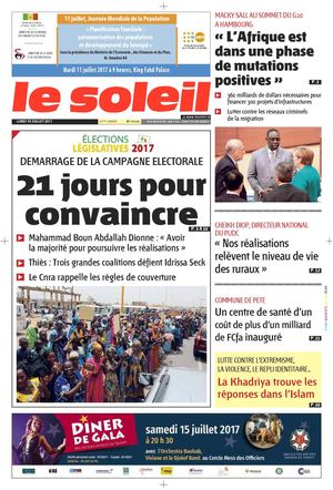 Edition Du 10 Juillet 2017