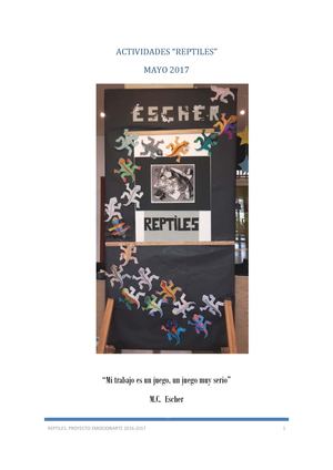 IES MARÍA MOLINER - Actividades Reptiles Escher