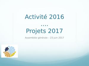 Présentation Ag 2017