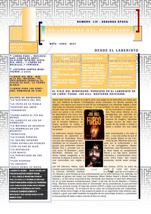 LAS LECTURAS DEL MINOTAURO. Publicación Nº 54 Mayo Junio 2017