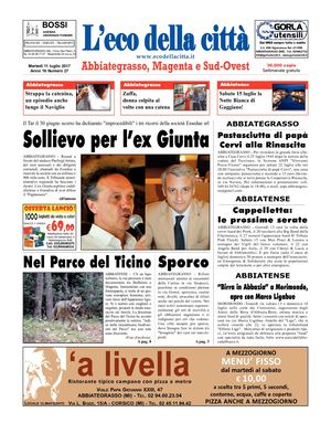 L'eco della città dell'11 luglio 2017