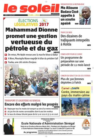 EDITION DU 11 JUILLET 2017