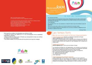 JOURNAL DU RAM N°15 - Septembre octobre 2017