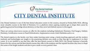 Best Dental Course In Delhi Ncr