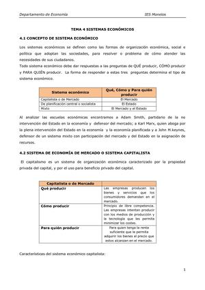 Tema4 Sistemas Económicos